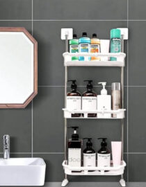 3 Tier Multifunctional Kitchen & Bathroom Wall Hanging Storage Rack