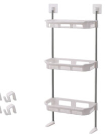 3 Tier Multifunctional Kitchen & Bathroom Wall Hanging Storage Rack