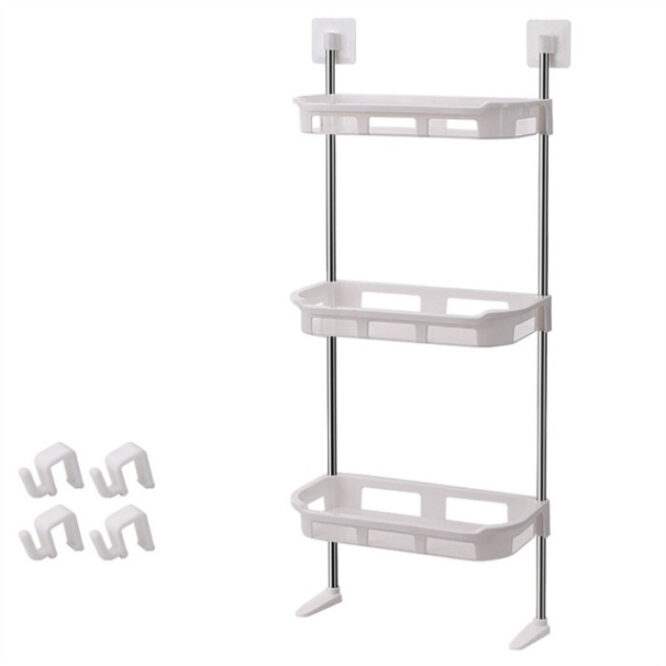 3 Tier Multifunctional Kitchen & Bathroom Wall Hanging Storage Rack