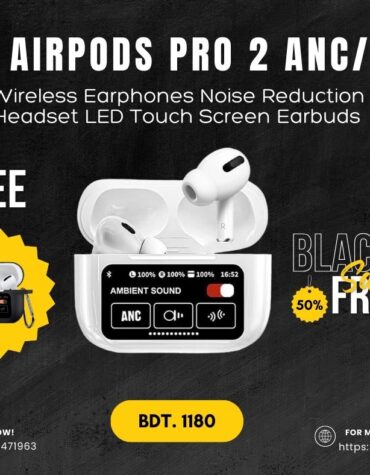 A9 Airpods Pro 2 ANC/ENC Double Dark Noise Reduction Touch