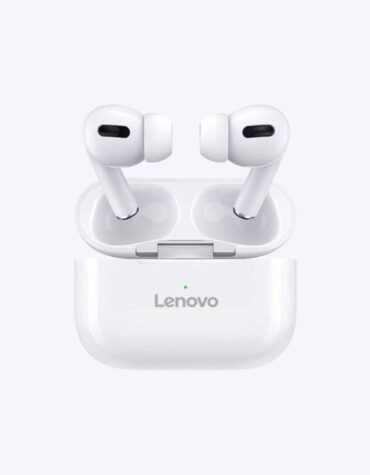 Lenovo Airpods Pro TWS Wireless Earbuds - With Rubber Case Cover