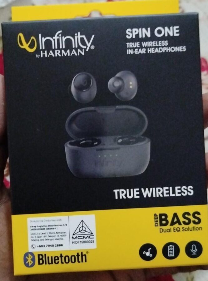 Infinity Harman Spin ONE True Wireless in-ear Headphone