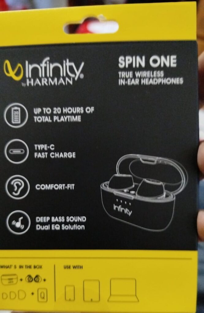 Infinity Harman Spin ONE True Wireless in-ear Headphone