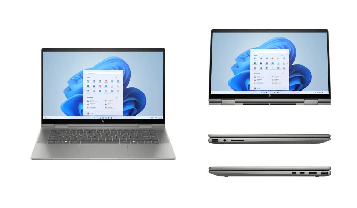 HP Envy x360 2-in-1 Laptop 15, Windows 11 Home, 15.6", Touch screen, Intel® Core™ Ultra 7, 16GB RAM, 1TB SSD, FHD