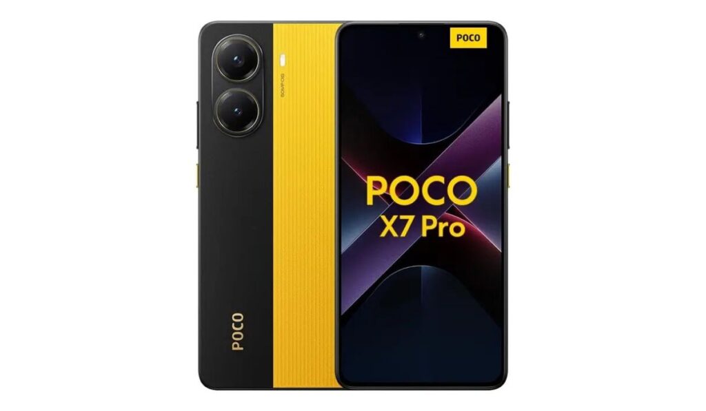 Xiaomi Poco X7 Pro black and white