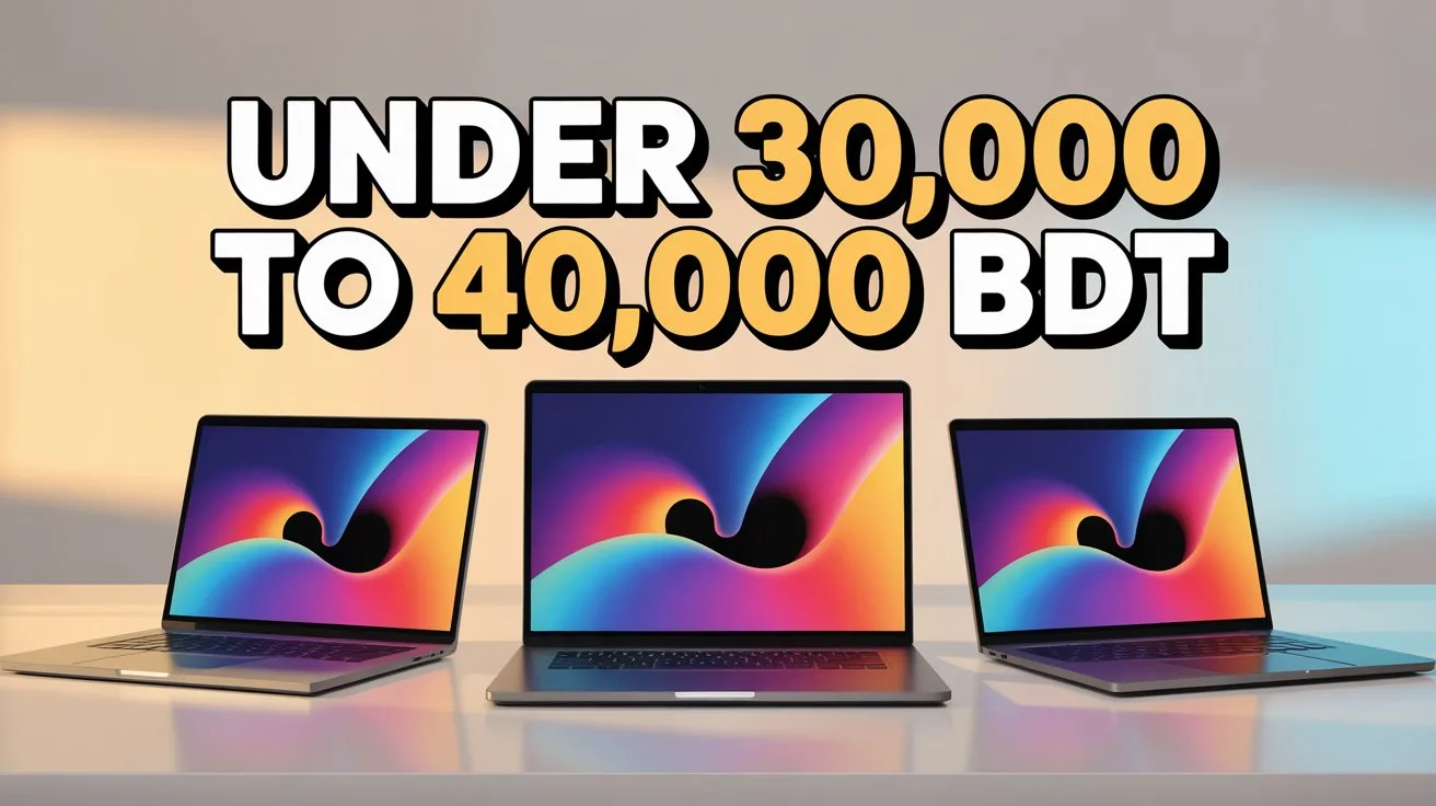 Laptop Price between 30000 to 40000 in Bangladesh 2025